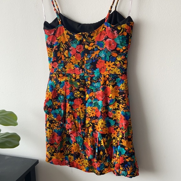 Lovers and Friends x Revolve Claudia Mini Dress in Dark Bouquet Floral - Picture 11 of 16